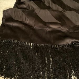 Authentic Giorgio Armani Fringed Shawl / Scarf